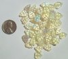 50 10mm Matte Light Topaz AB Leaf